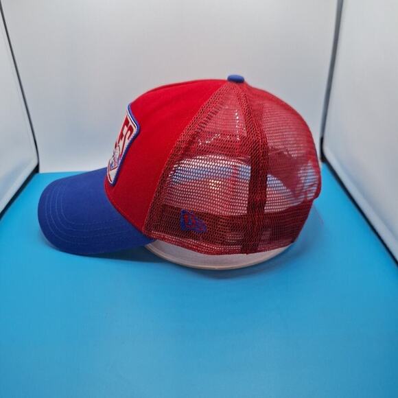 New Era Philadelphia Phillies Mesh Hat Cap MLB 9Forty Snap Back Blue White Red - Picture 2 of 8
